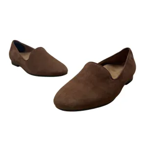Vionic Womens Brown Suede Willa II Slip-On Comfortable Loafers Size 8.5