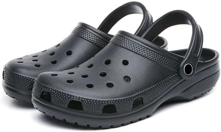 Vipora Mules Clogs for Women and Men, Classic Unisex Adult Shoes Slippers Outside Home Garden Wear Non-Slip Thick Bottom Sliders Flip-Flops Sandals