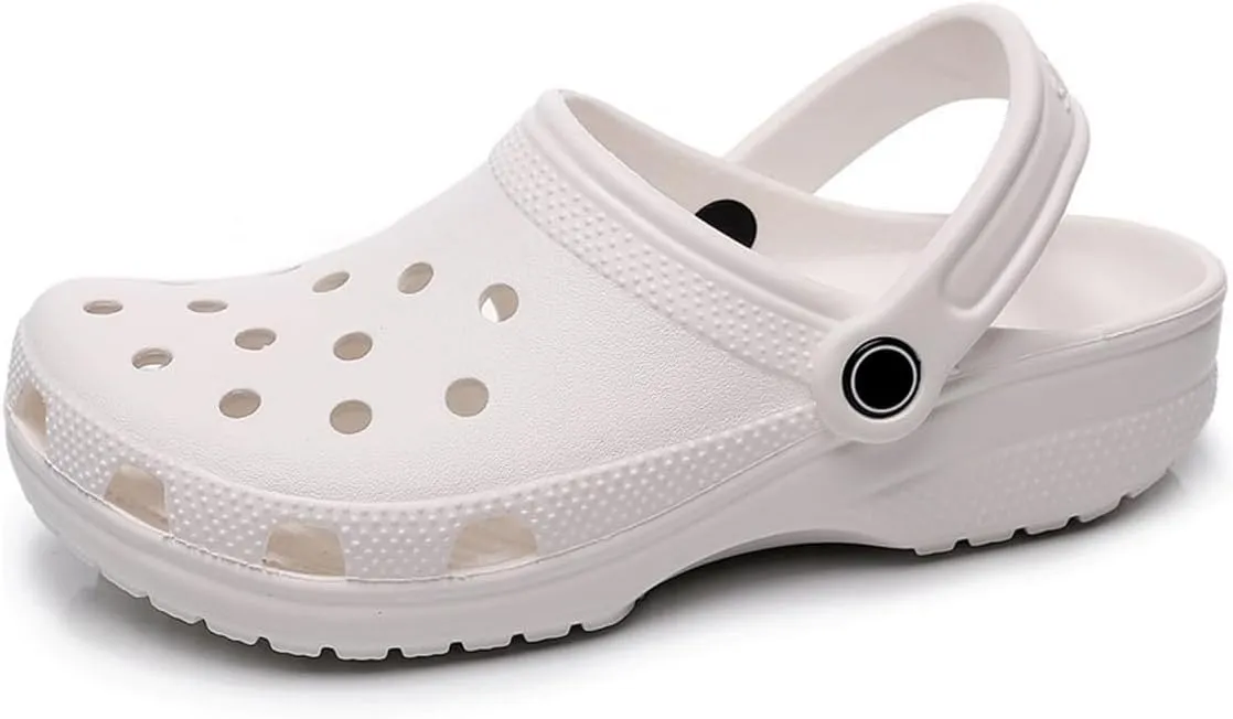 Vipora Mules Clogs for Women and Men, Classic Unisex Adult Shoes Slippers Outside Home Garden Wear Non-Slip Thick Bottom Sliders Flip-Flops Sandals