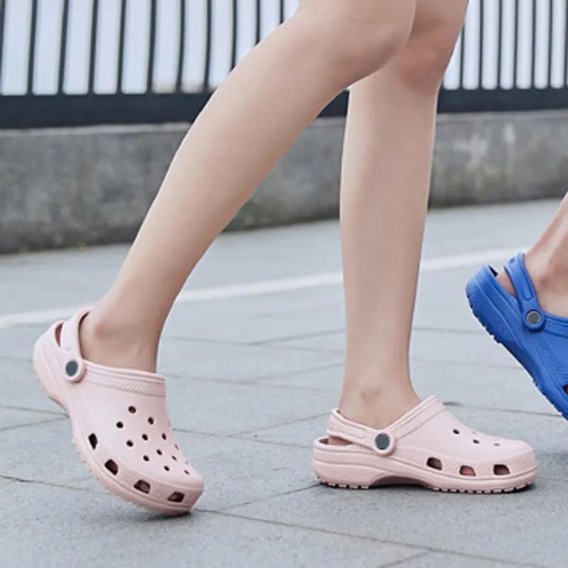 Vipora Mules Clogs for Women and Men, Classic Unisex Adult Shoes Slippers Outside Home Garden Wear Non-Slip Thick Bottom Sliders Flip-Flops Sandals
