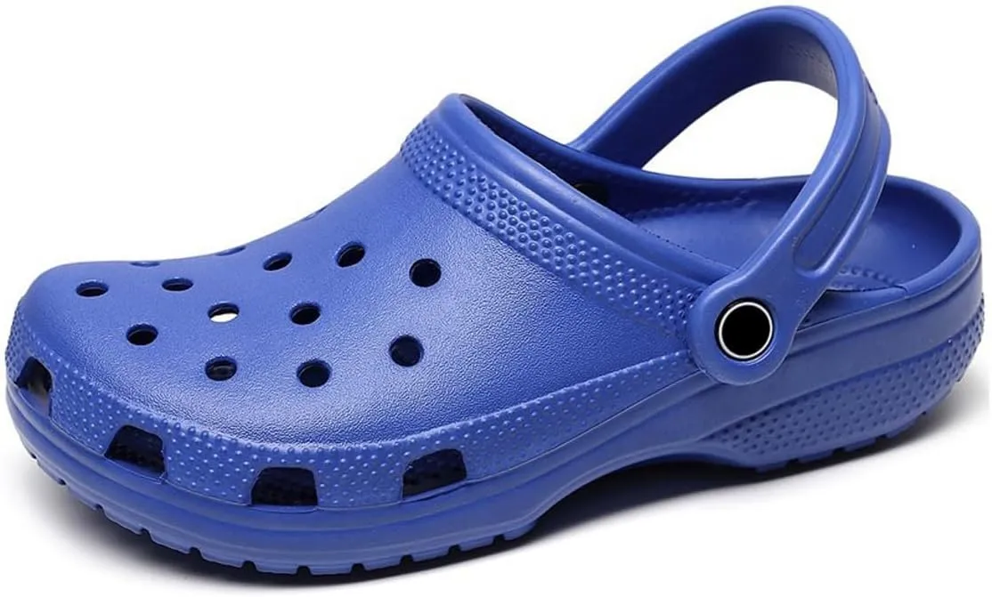 Vipora Mules Clogs for Women and Men, Classic Unisex Adult Shoes Slippers Outside Home Garden Wear Non-Slip Thick Bottom Sliders Flip-Flops Sandals