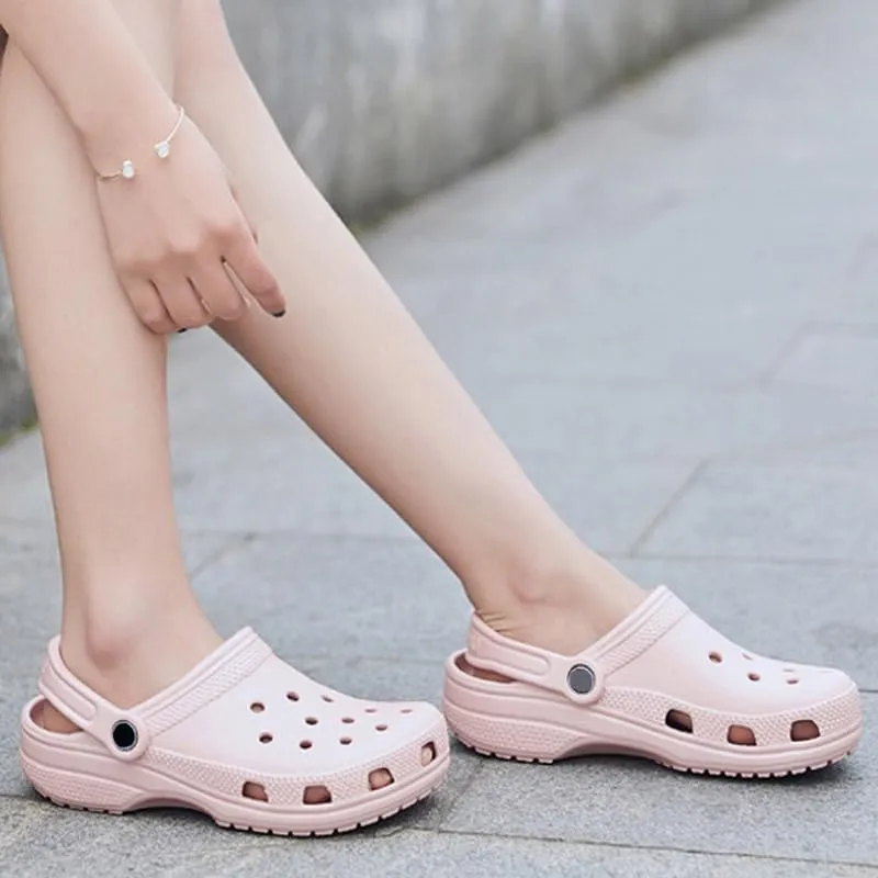 Vipora Mules Clogs for Women and Men, Classic Unisex Adult Shoes Slippers Outside Home Garden Wear Non-Slip Thick Bottom Sliders Flip-Flops Sandals