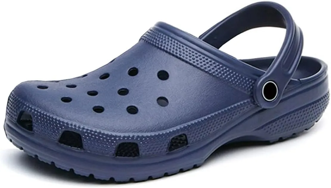 Vipora Mules Clogs for Women and Men, Classic Unisex Adult Shoes Slippers Outside Home Garden Wear Non-Slip Thick Bottom Sliders Flip-Flops Sandals
