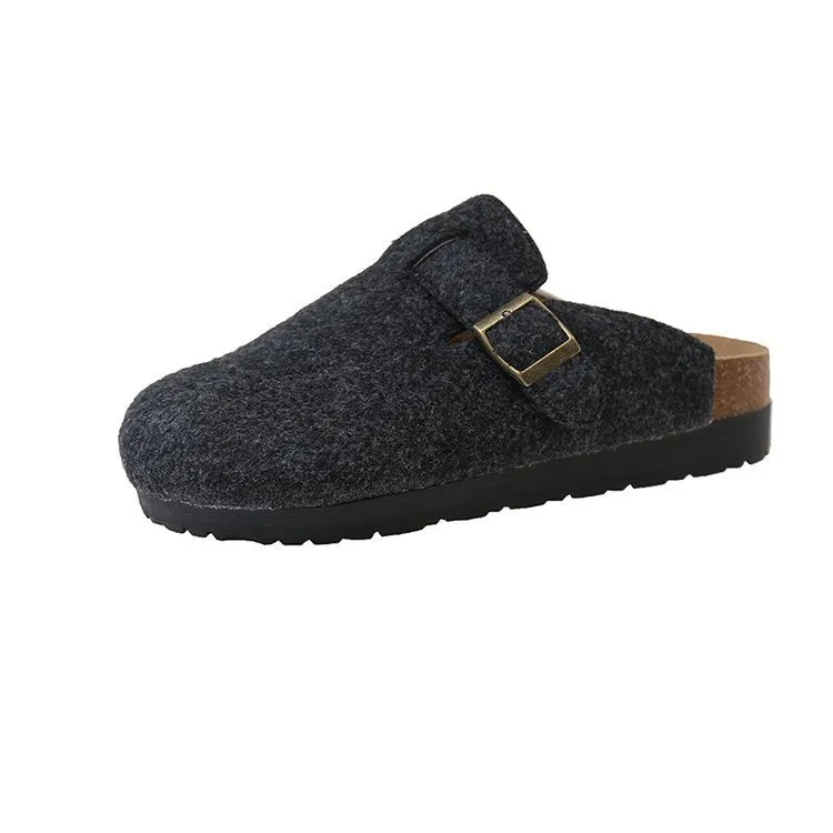 Women's clogs with comfortable footbed and elegant strap design W&W