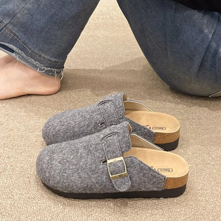 Women's clogs with comfortable footbed and elegant strap design W&W