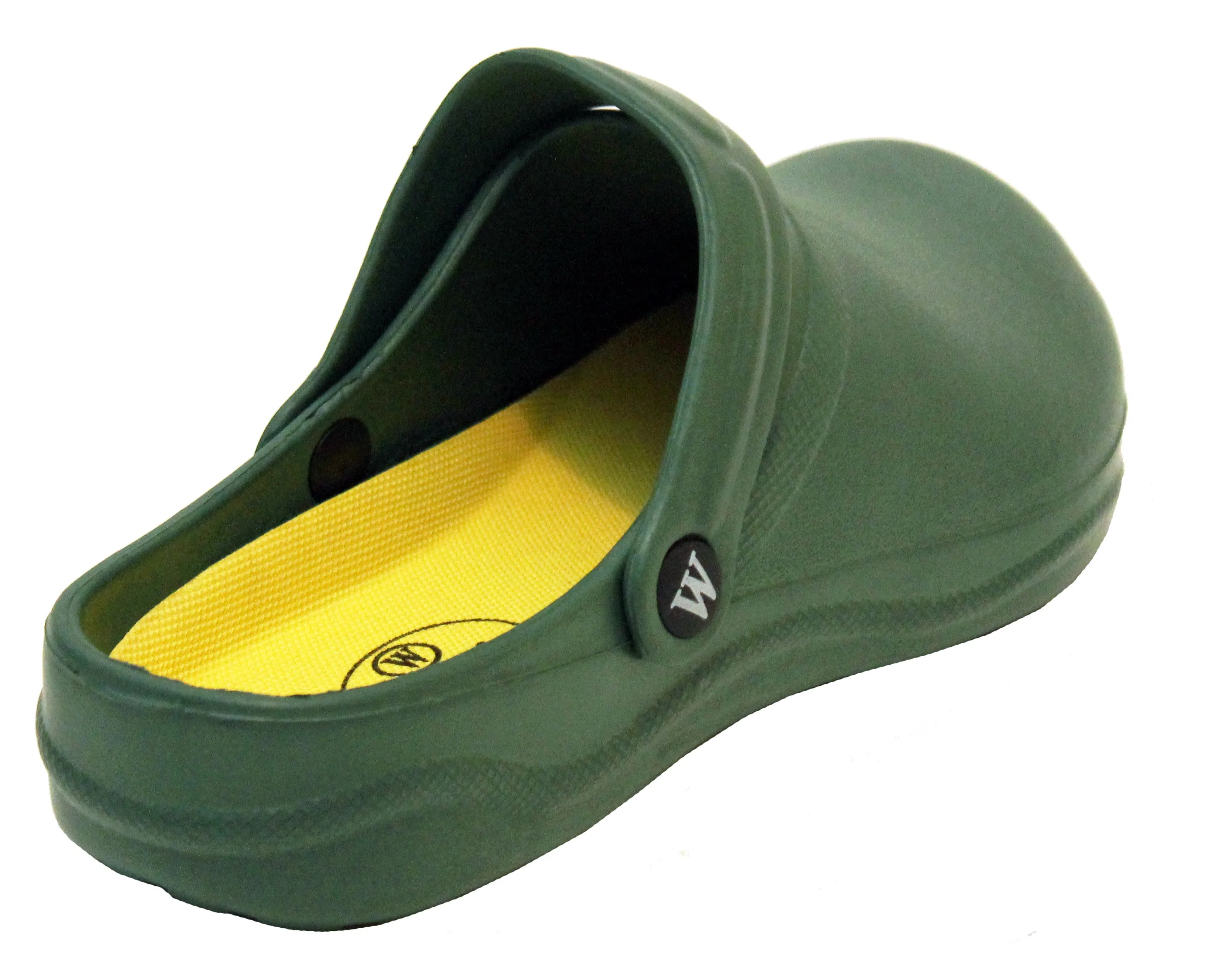 Womens Lightweight Slip On Garden Kitchen Hospital Clogs Green