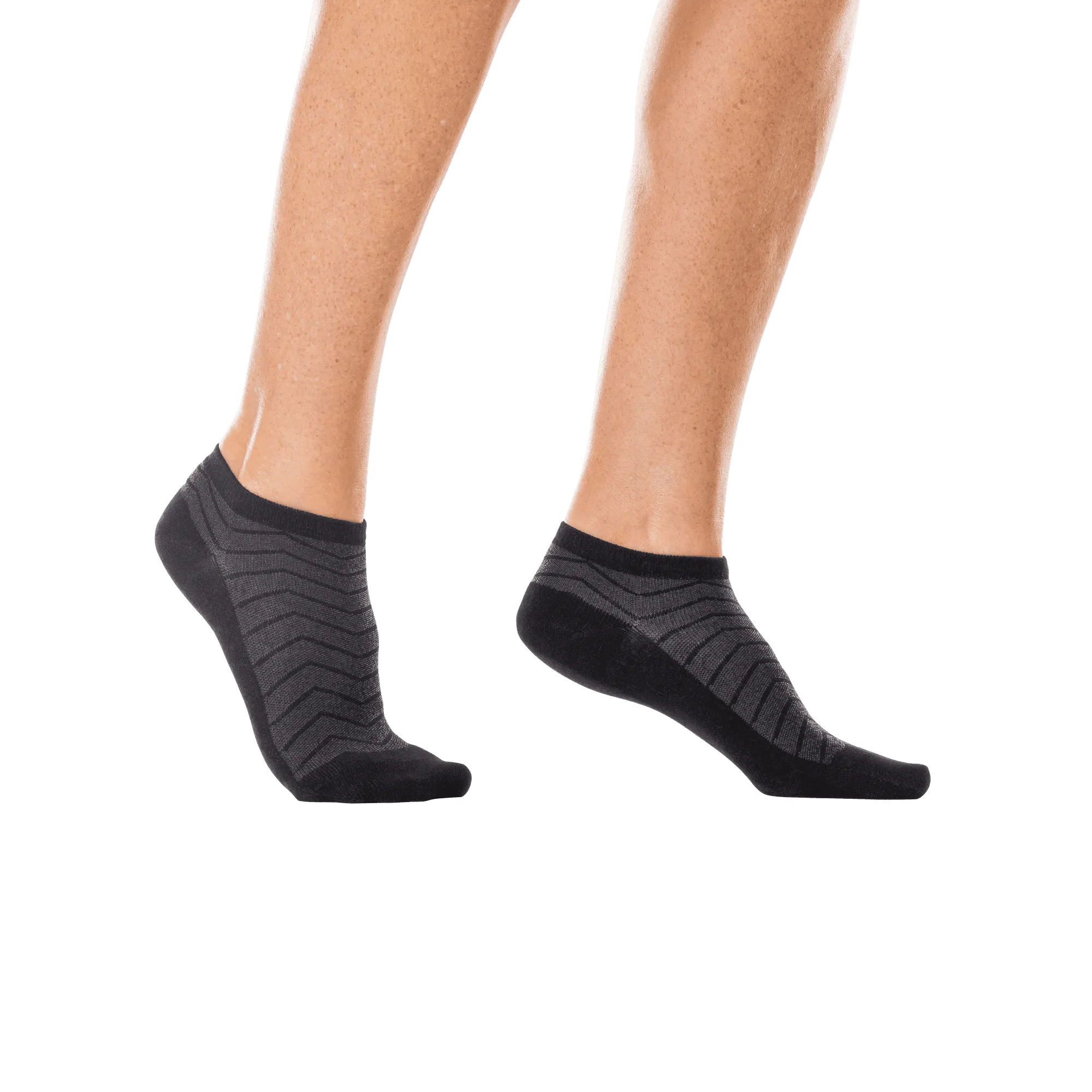 ZIGZAG LOW CUT BAMBUSTRUMPOR, 3-PACK